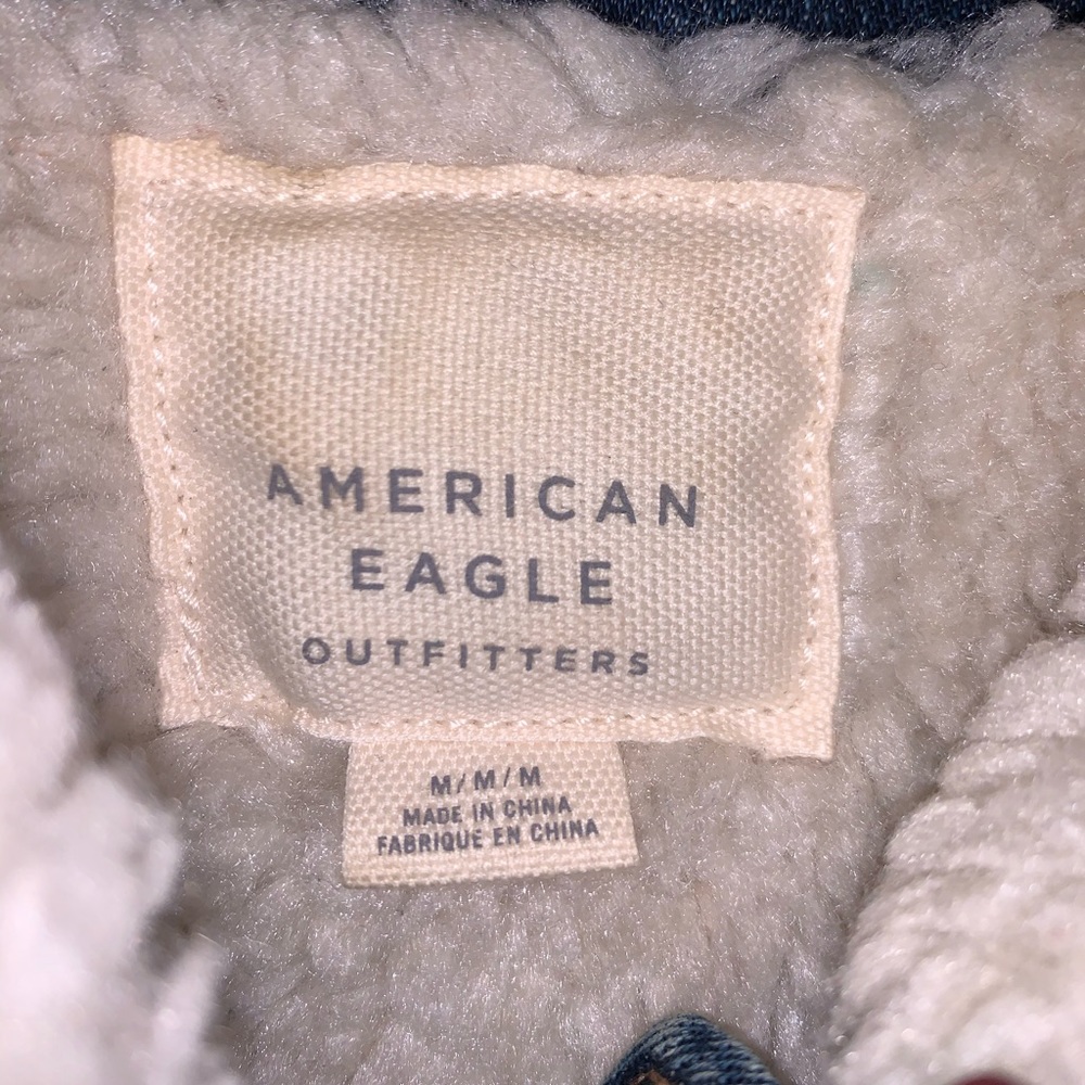 American Eagle Sherpa Jean Jacket - Picture 3 of 3